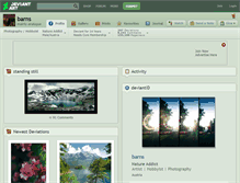 Tablet Screenshot of barns.deviantart.com