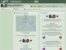 Tablet Screenshot of kankuroxtentenfc.deviantart.com