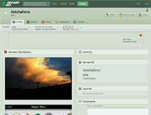 Tablet Screenshot of gotchaforce.deviantart.com