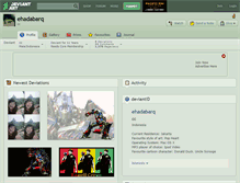 Tablet Screenshot of ehadabarq.deviantart.com