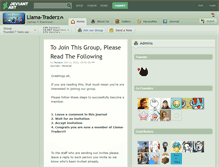 Tablet Screenshot of llama-traderz.deviantart.com