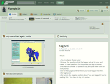Tablet Screenshot of flarepie24.deviantart.com