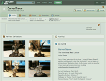 Tablet Screenshot of darventravos.deviantart.com