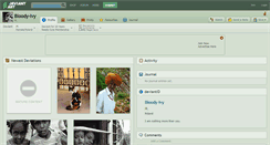 Desktop Screenshot of bloody-ivy.deviantart.com