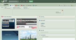 Desktop Screenshot of malikin.deviantart.com