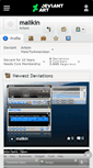 Mobile Screenshot of malikin.deviantart.com