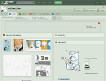 Tablet Screenshot of icebaerchen.deviantart.com