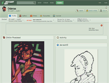 Tablet Screenshot of oderaa.deviantart.com