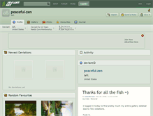Tablet Screenshot of peaceful-zen.deviantart.com
