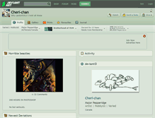 Tablet Screenshot of cheri-chan.deviantart.com