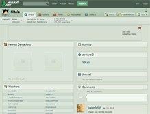 Tablet Screenshot of nitala.deviantart.com