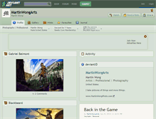 Tablet Screenshot of martinwongarts.deviantart.com