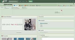 Desktop Screenshot of battered-rose.deviantart.com