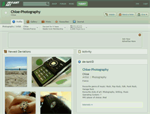 Tablet Screenshot of chloe-photography.deviantart.com