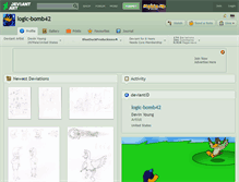 Tablet Screenshot of logic-bomb42.deviantart.com