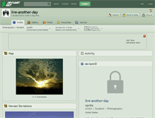 Tablet Screenshot of live-another-day.deviantart.com