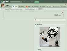 Tablet Screenshot of fleana.deviantart.com