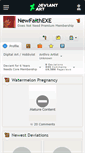 Mobile Screenshot of newfaithexe.deviantart.com
