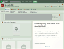 Tablet Screenshot of newfaithexe.deviantart.com