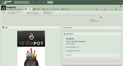 Desktop Screenshot of designpot.deviantart.com