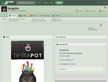 Tablet Screenshot of designpot.deviantart.com