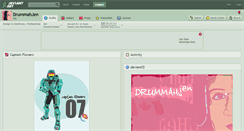 Desktop Screenshot of drummahjen.deviantart.com