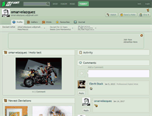 Tablet Screenshot of omarvelazquez.deviantart.com