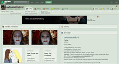 Desktop Screenshot of cartoonistchick2-0.deviantart.com