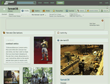 Tablet Screenshot of fareak58.deviantart.com