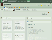 Tablet Screenshot of kwhite31309.deviantart.com