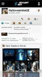Mobile Screenshot of halloweenmage.deviantart.com