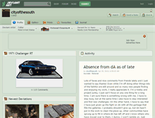 Tablet Screenshot of cityofthesouth.deviantart.com