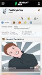 Mobile Screenshot of haaleyannx.deviantart.com