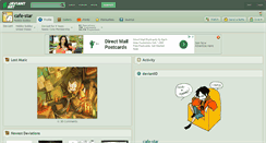 Desktop Screenshot of cafe-star.deviantart.com
