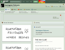 Tablet Screenshot of heartagram-followers.deviantart.com