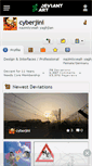 Mobile Screenshot of cyberjini.deviantart.com