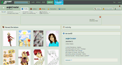 Desktop Screenshot of angiecreator.deviantart.com