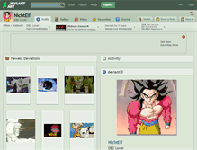 Tablet Screenshot of nichtelf.deviantart.com