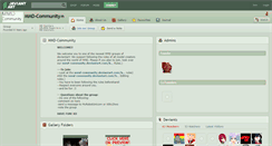 Desktop Screenshot of mmd-community.deviantart.com