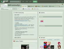 Tablet Screenshot of mmd-community.deviantart.com