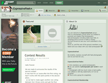 Tablet Screenshot of expressivefeet.deviantart.com