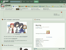 Tablet Screenshot of cdranger.deviantart.com