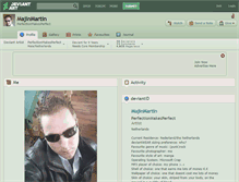 Tablet Screenshot of majinmartin.deviantart.com