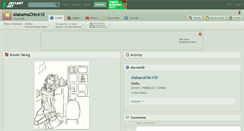Desktop Screenshot of alabamachic410.deviantart.com