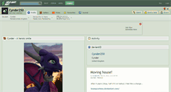 Desktop Screenshot of cynder250.deviantart.com