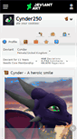 Mobile Screenshot of cynder250.deviantart.com