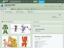 Tablet Screenshot of anawesometale.deviantart.com