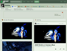 Tablet Screenshot of lizmina.deviantart.com