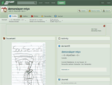 Tablet Screenshot of demonslayer-miyo.deviantart.com