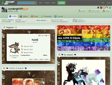 Tablet Screenshot of cyndergirlxp.deviantart.com
